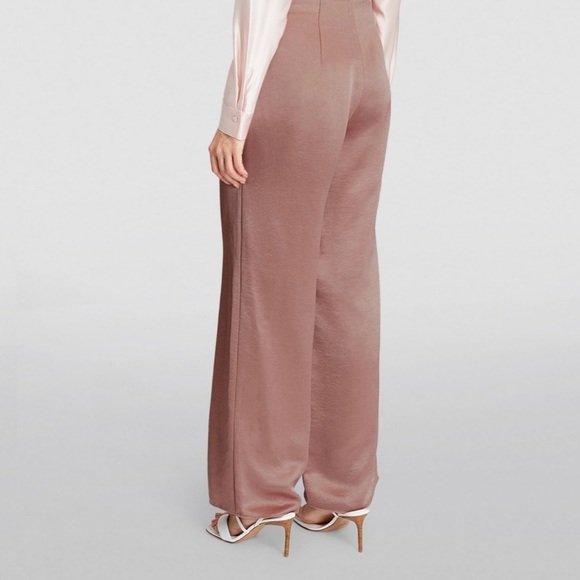 Vince Pants - Vince copper satin wide-leg pants NWOT SZ L
